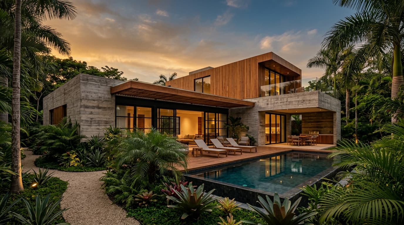 Residencia contemporánea construida por CPC